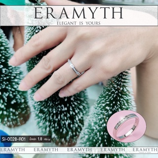 Eramyth Jewelry แหวน เงินแท้ SI-0028-R01 งานฝังเพชรสวิลCZ สินค้ามาตรฐานส่งออก(สินค้าพร้อมส่ง)