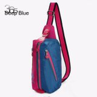 BeeStyle กระเป๋าสะพาย กระเป๋าผู้หญิง เป้สายเดียว DEER B0893 สีชมพูน้ำเงิน