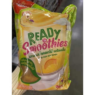 มะม่วงน้ำดอกไม้ พร้อมปั่น 230G* 5 PC. Ready To Smoothies Nam Dok Mai Mango ( Tropica King )