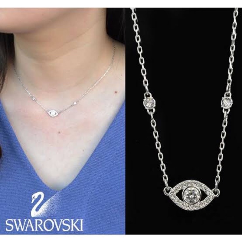 Swarovski evil eyes สร้อยตาแท้จากช้อป พร้อมใบรับประกัน 2 ปี