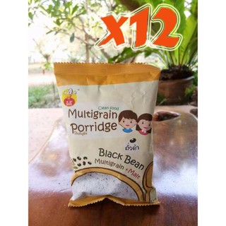 SANLEA Clean Food Multigrain Porridge Black Bean Multigrain+Malt 38 grams 12 sachets