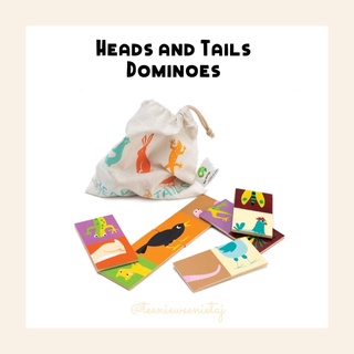 Tender Leaf Toys | Heads and Tails Dominoes โดมิโนต่อหัวต่อหาง