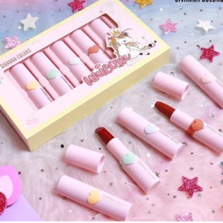 MAGIC LIPSTICK COLLECTION #HF4025 ลิปสติกเนื้อแมท (เซท 5  ชิ้น )