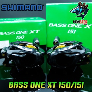 รอกตกปลา รอกหยดน้ำชิมาโน่ SHIMANO BASS ONE XT 150/151 หมุนขวา/หมุนซ้าย (รอบ 7.2:1)