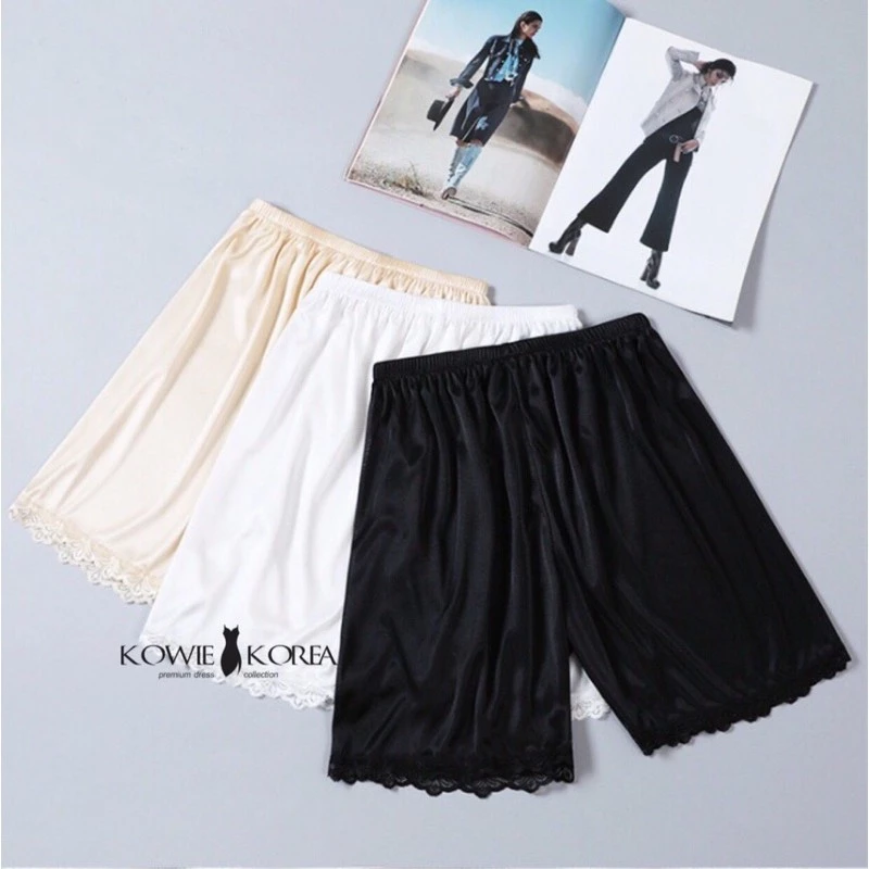 Kowie Korea กางเกงซับใน ซับในกันโป๊ UW 504 (ซื้อ 2 ชิ้นขึ้นไปคละแบบ แถมยางมัดผม)