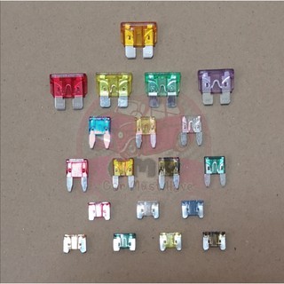 ฟิวส์ เสียบ รถยนต์ แบบ STANDARD MINI MICRO Fuse  7.5A , 10A , 15A , 20A , 25A , 30A , 35A , 40A