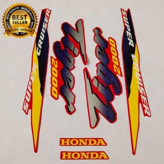 Striping honda tiger 2000s ของเก่า สีแดง คุณภาพมาตรฐาน