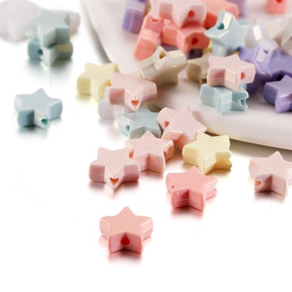 ลูกปัดอะคริลิค รูปดาวห้าแฉก สําหรับทําเครื่องประดับ สร้อยคอ …