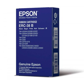 Epson ERC-38B ผ้าหมึกเอปสันแท้ จำนวน 1 กล่อง