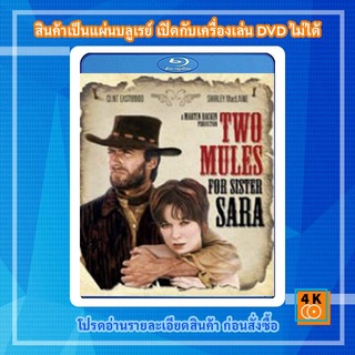 หนังแผ่น Bluray Two Mules for Sister Sara (1970) สิงห์ร้ายนางพญา Movie FullHD 1080p