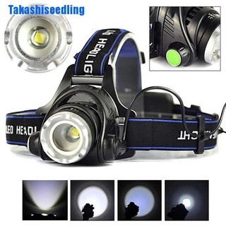 Takashiseedling 12000 Lm Xm - L Xml T 6 Led ไฟหน้าโคมไฟหัวไฟฉาย 18650