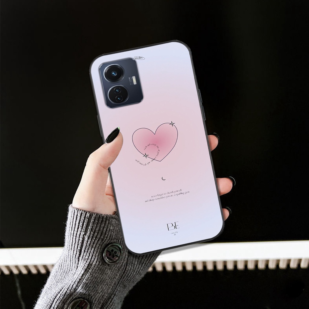 เคสโทรศัพท์ vivo y35 / y55 2022 หัวใจสีสันสดใส