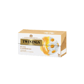 ทไวนิงส์ เครื่องดื่ม เพียว คาโมมาย ชนิดซอง 1 กรัม แพ็ค 25 ซอง Twinings Pure Camomile 1 g. Pack 25 Tea Bags ชา ชาเขียว ชานม