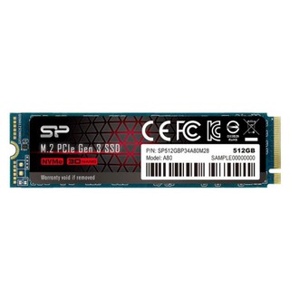 512 GB SSD (เอสเอสดี) SILICON POWER A80 M.2 NVMe (SP512GBP34A80M28)