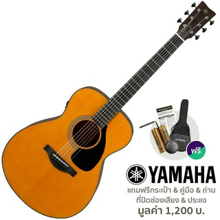 Yamaha® FSX3 Red Label กีตาร์โปร่งไฟฟ้า 40 นิ้ว ทรง Concert ไม้แท้ทั้งตัว + แถมฟรีฮาร์ดแบ็ค ** ประกันศูนย์ 1 ปี **