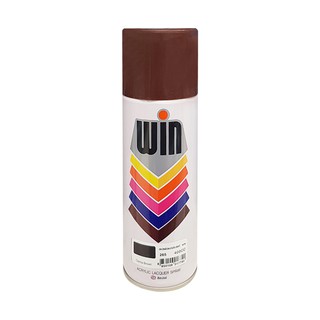 สีพ่น อุปกรณ์ก่อสร้าง สีกระป๋อง สีสเปรย์ WIN #265 Cocoa Brown 400CC