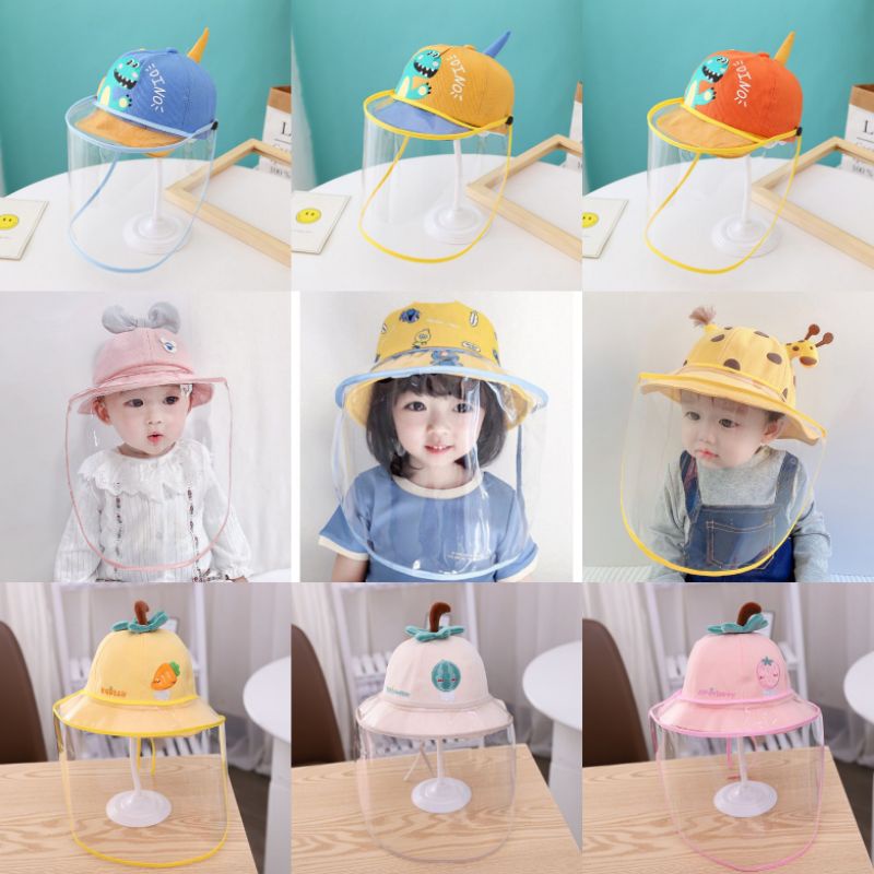 Babybug พร้อมส่ง!​ หมวกทารก เฟสชิล เฟสชิวเด็ก กันละออง น่ารัก ใส่สบาย คุณภาพพรีเมี่ยม