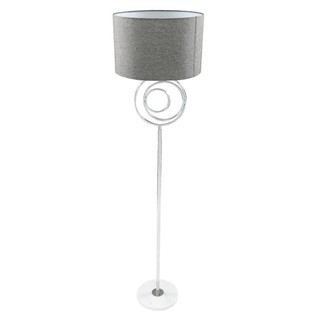 Floor lamp FLOOR LAMP CARINI CLASSIC ML1541 GREY/CHROME The lamp Light bulb โคมไฟตั้งพื้น ไฟตั้งพื้น CARINI CLASSIC ML15