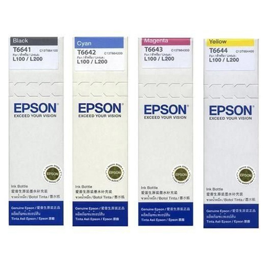 EPSON น้ำหมึก 70ml. For Epson L100, L110, L200, L210, L350