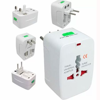 Plug Universal Adaptor ตัวแปลง Sockets World Travel White UVA19