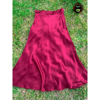 JASPAL WINE COLOR SKIRT