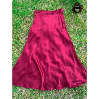 JASPAL WINE COLOR SKIRT