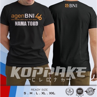 เสื้อยืด พิมพ์ลาย Bni Agent 46 Request Shop Name DB สําหรับผู้ชาย