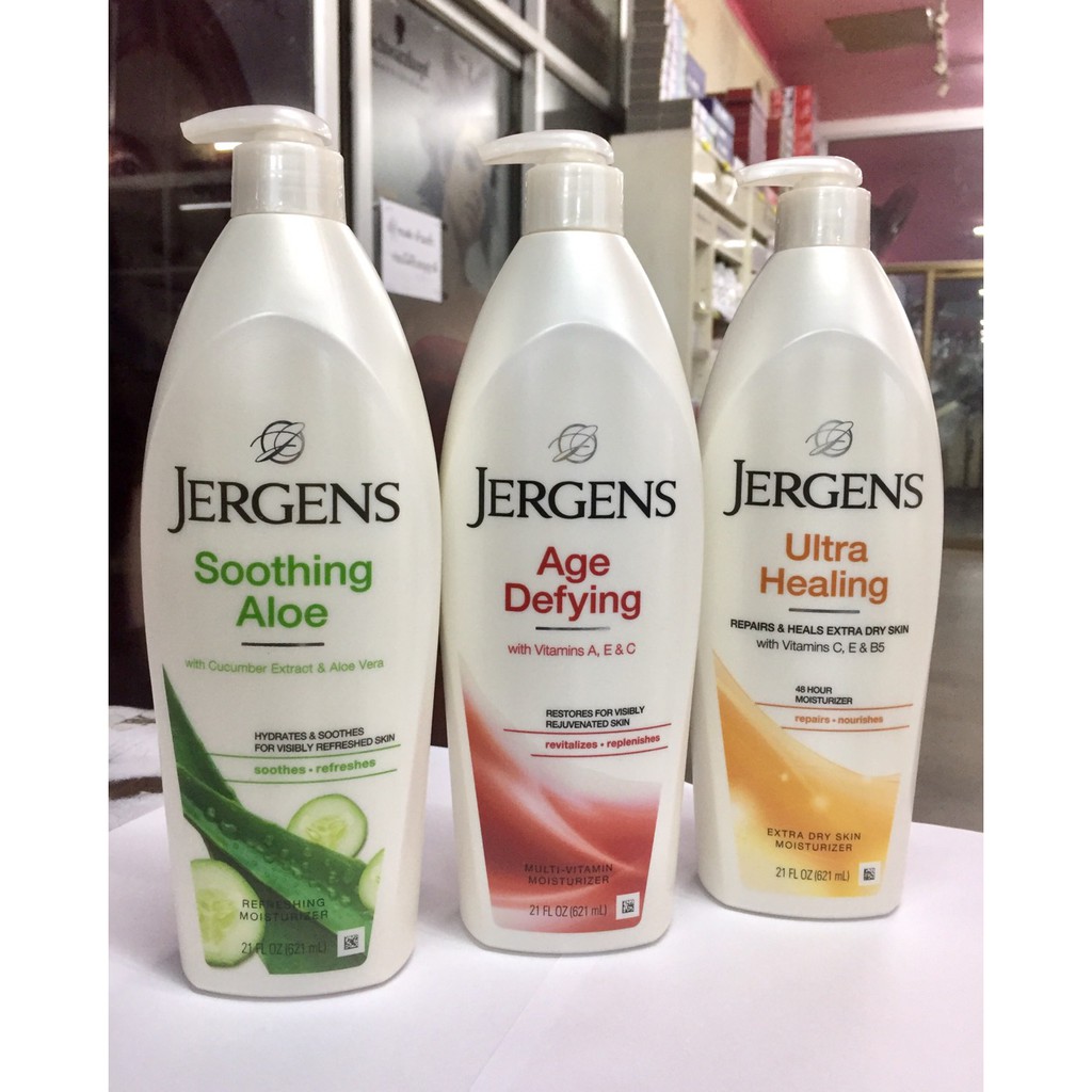 Jergens เจอร์เกนส์ โลชั่นทาตัว 621 มล. โลชั่นทาผิว โลชั่น ครีมทาผิว เจอเก้น โลชั่นบำรุงผิว