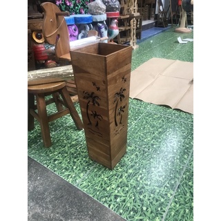 ที่เสียบร่มไม้สักทองลายทะเล