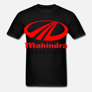 เสื้อยืดผ้าฝ้ายพิมพ์ลายแฟชั่น ใหม่ เสื้อยืด พิมพ์ลายโลโก้ Mahindra Tractors สีดํา สีขาว สําหรับผู้ชาย Xs-3 Kblbof21Akden