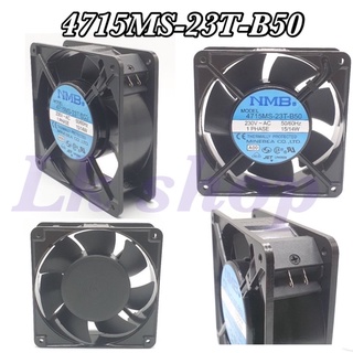 FAN พัดลม NMB model 4715MS-23T-B50 230VAC 50/60hz ขนาด120×120×38mm