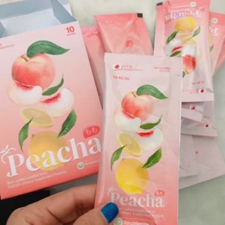 ชาพีช Peacha🍑ส่งฟรี❤️พร้อมส่งจ้า ชีวิตติดหวานได้ ไม่อ้วน100%❤️ส่งฟรี❤️