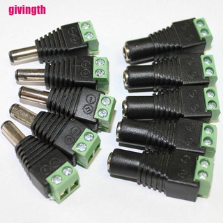 (gavth) อะแดปเตอร์เชื่อมต่อพาวเวอร์ซัพพลาย 12V DC 12V สําหรับสายไฟ LED 5050 3528 3528