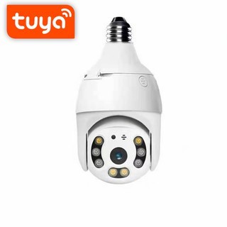 E27 หลอดไฟ PTZ 2MP (DP90) Tuya สมาร์ทการติดตามอัตโนมัติ Wifi กล้อง FHD 1080P IP Camera CCTV Security Home