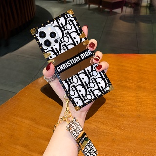 Xiaomi Mi 9 10 10T 11T 11 Lite POCO M3 X3 NFC Redmi 7 9 9C 9T 9A Note10S Note8 Note9 Pro MAX Note 9S Square fashion luxury high-end tide brand letter mobile phone case