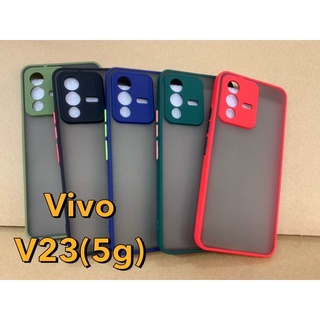 พร้อมส่งเลยจ้า👉👉 เคสขอบนิ่มหลังแข็งขุ่นคลุมกล้อง For ViVo V23(5g) V23e Y15s Y76/Y76s/Y74s/Y55s