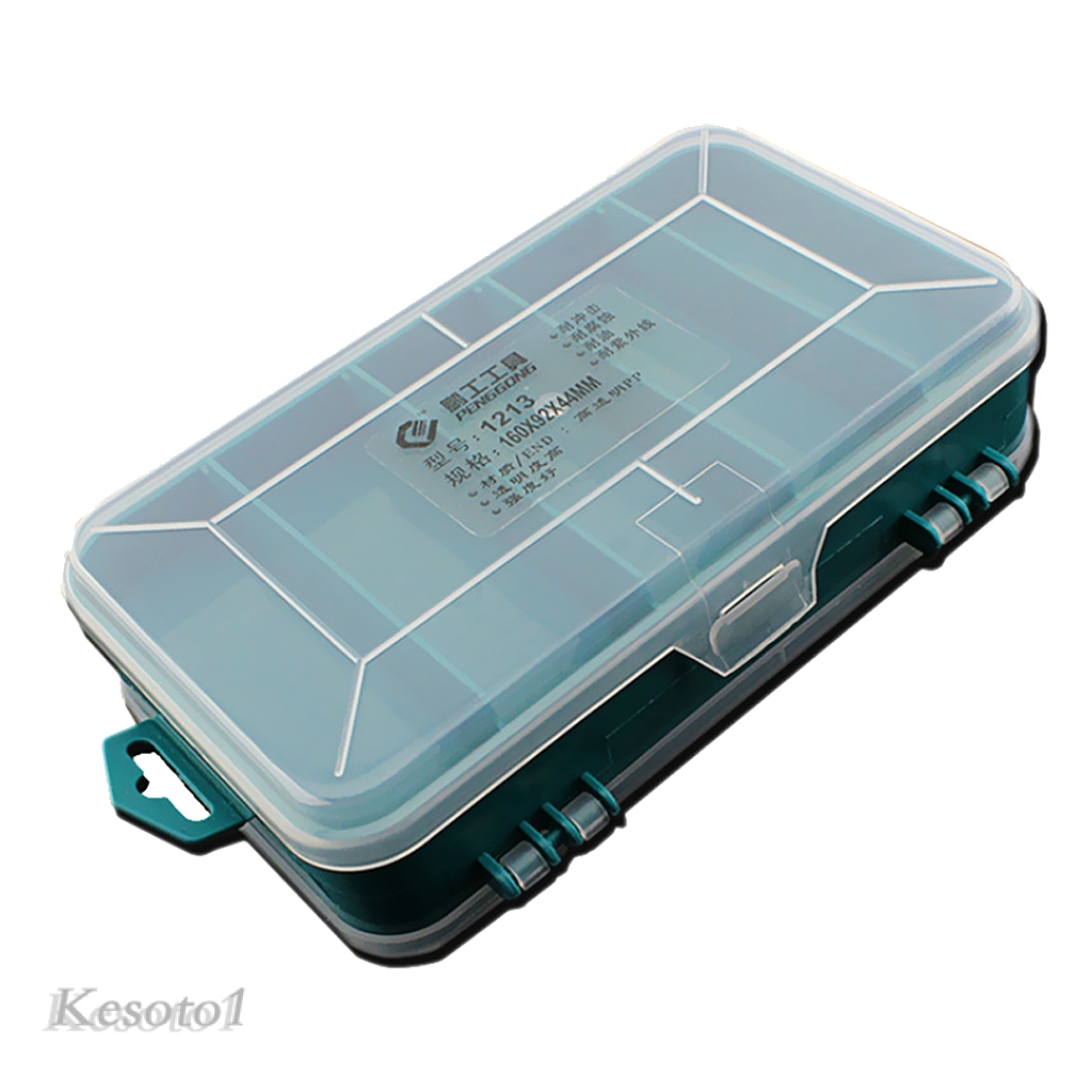 8-Slot เครื่องมือฮาร์ดแวร์กล่องเก็บเล็บกรณีเครื่องประดับ Organizer160 x92x44 มม.