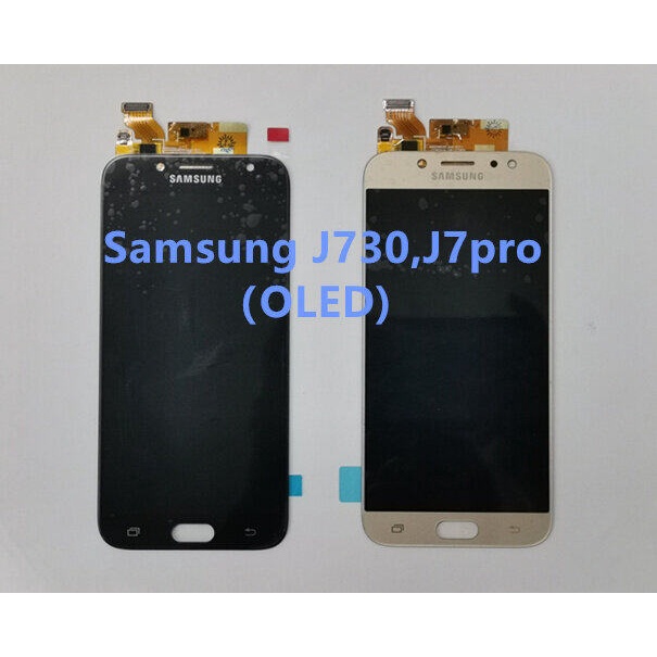 For (งาน ic แท้)(OLED)จอชุด LCD หน้าจอ For Samsung Galaxy J7 Pro/J730 GM/DS (รองรับเวอร์ชั่น9ได้ )