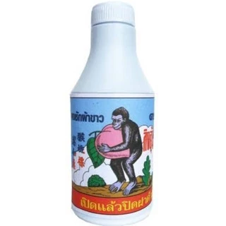ผงฟอกผ้าขาว ตราลิงถือลูกท้อผงซักผ้าขาว 83 กรัม