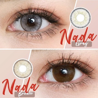 คอนแทคเลนส์กรองแสง สายตา-แฟชั่น Lovelysoft Nada Gray-Brown เลนส์นิ่นใส่สบาย ค่าอมน้ำ 55%