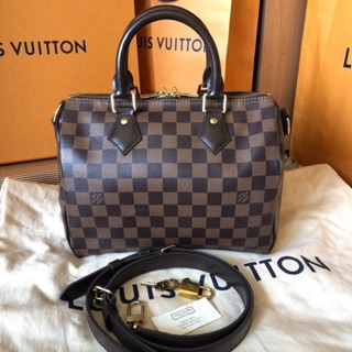 Louis Vuitton Spd ban Damier 25” dc 18