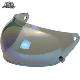 ชิลด์ Biltwell GRINGO S BUBBLE SHIELD – RAINBOW MIRROR