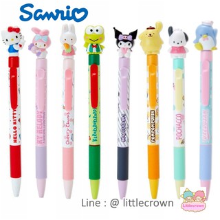 แท้ญี่ปุ่น !! ปากกาหัวการ์ตูน ปากกาตัวเกาะหมึกดำ Sanrio น่าร๊ากกกกกกมาก ๆ พร้อมส่งค่ะ (ราคาต่อแท่งค่ะ)