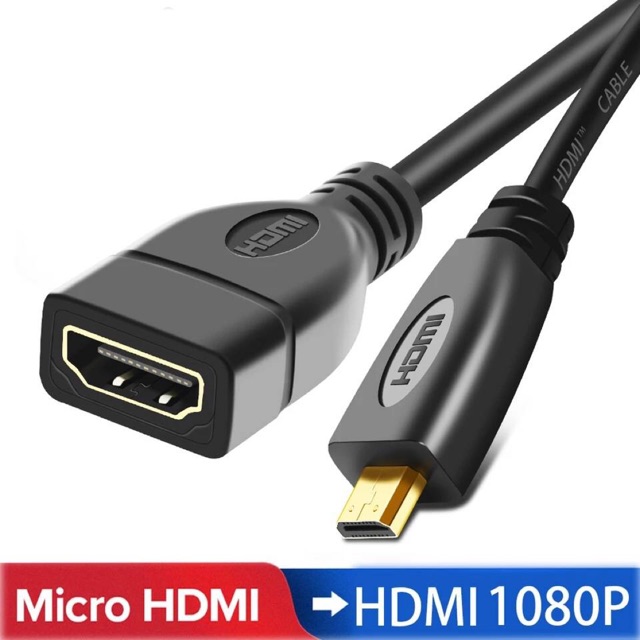 ลดราคา สายแปลงสัญญาณภาพ Micro HDMI ไปเป็น HDMI Female Adapter cable #ค้นหาเพิ่มเติม สายเคเบิล SYNC Charger ชาร์จ อะแดปเตอร์ชาร์จข้อมูลปฏิบัติ Universal Adapter Coolระบายความร้อนซีพียู การ์ดเสียง