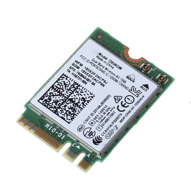 Intel Dual Band Wireless Ac 7265 7265ngw Ngff Card 802 11ac 867m 2x2 Wifi Bt4 0 Computers Accessories Electronics