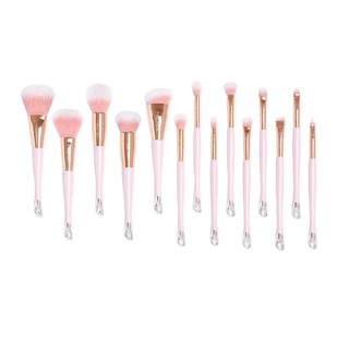 MEILINDA SPARKLING PINK BRUSH (MD4229) : meilinda เมลินดา แปรงแต่งหน้า ขนนุ่ม