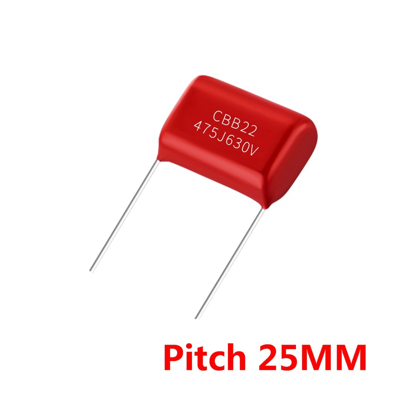 5 ชิ้น CBB ตัวเก็บประจุ 475J 630V 475 4.7Uf CBB21 CBB22 Metallized Polypropylene ฟิล์มตัวเก็บประจุ P