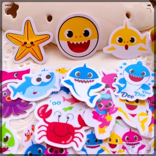 ❤ Baby Shark Q-1 Mini Diary Manual สติ๊กเกอร์ ❤ 40Pcs/Set DIY Fashion Scrapbooks Album Decor Decals สติ๊กเกอร์