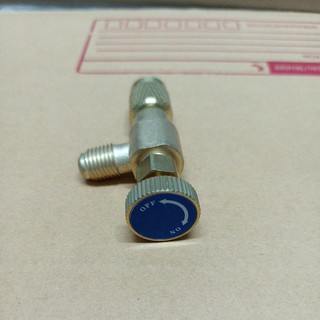 900235 วาล์ว ปิด  ต่อ R22ออกR22 safety valve  ต่อตรงคอยร้อนแอร์ เวลาเตินน้ำยาแอร์