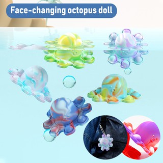 Ready Stock 【READY STOCK】ตุ๊กตาปลาหมึก Pop It Push Bubble Reversible Flip octopus Gadget fidget Toy ของเล่นสําหรับเด็ก / ผู้ใหญ่  เล่นง่ายสำหรับของเล่นเด็ก